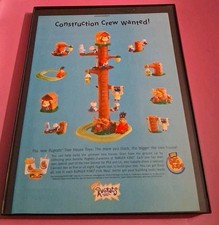 Rugrats Tree House Toys Burger King Framed Print Ad 2001 8.5x11 picture