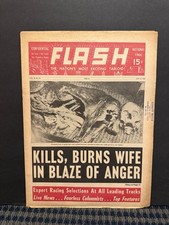 1966 Confidential Flash NewsPaper, Gruesome Blaze of Anger Kills Wife (VRN10/O) picture
