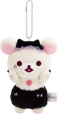 San-X Character Rilakkuma Hanging Plush Keychain – Korilakkuma Little Devil Ver. picture
