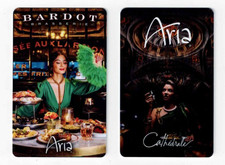 ARIA Room Key Las Vegas - LOT of 2 -Casino Hotel - Bardot Brasserie & Cathedrale picture