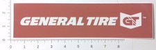 General Tire GT Logo Red White Automotive Racing Banner Sticker Decal picture
