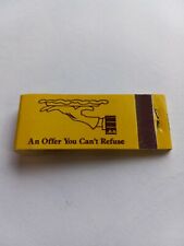 Godfather's Pizza Matchbook picture