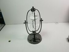 Benzara Antique Colonial Stunning Glass 30 Minutes Sand Timer, Metallic Black picture