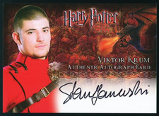 STANISLAV JANEVSKI AS VIKTOR KRUM 2006 ARTBOX HARRY POTTER GOBLET OF FIRE AUTO picture