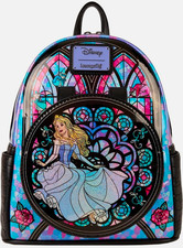 Loungefly Disney Princess Stained Glass : sleeping Beauty Mini-Backpack Aurora picture