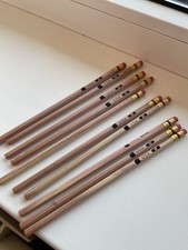 Vintage Apple Computer Wood Pencils Lot of 10 USA Rare Employee 1990s 2000s picture