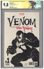 Venom #1 CGC 9.8 SS Signed Todd McFarlane Sketch Cover Variant Edition 2017 picture
