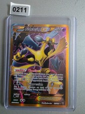 2016 Pokemon Alakazam EX 125/124 XY Fates Collide SR Secret Rare English Ex-Nm picture