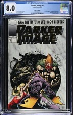 PRIMO:  DARKER IMAGE #1 GOLD + MAXX trading card Image comics 1993 VF 8.0 CGC picture