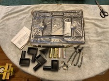 NOS M151 M151A1  M151A2 Mutt Battery Tray + Drains + Hold Down J Hooks +junction picture