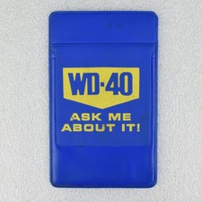 Vintage WD-40 Ask Me About It Advertising Pocket Protector Blue picture
