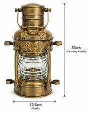 Brass Finish Oil Lamps Antique Nautical Ship Lantern Boat Light 12 Inch picture