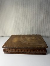 Vintage Dante Carpenter’s Mahogany 1970s Trinket Box W/ Slate Lid Made In USA picture