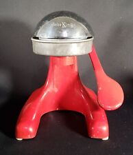 Vintage Juice King Red Used Manual Juicer MCM Retro Farmhouse picture