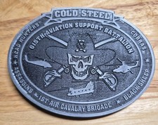 US Army 615th ASB Aviation Support Battalion, 1st Air Cavalry Belt Buckle picture