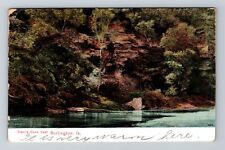 Burlington IA-Iowa, Starr's Cave, Scenic Exterior, Vintage Postcard picture