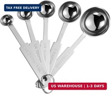 5PCS Small Measuring Spoons Set Stainless Steel Tiny Measuring Spoons for Cookin picture