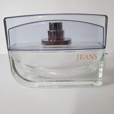 Trussardi Jeans Perfume Women's Large Empty Bottle Store Display Clear Glass  picture