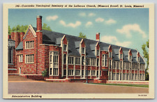 Postcard, Concordia Technological Seminary, Lutheran Church, St Louis, Missouri picture