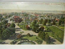 Vintage c1910 View of St. Louis Missouri From Compton Heights Tower Postcard P9 picture