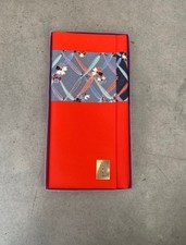 VTG Japanese Silk Chirimen Yuzen Kimono Fukusa Pouch Red Gift Box Hand Dyed⁠ picture