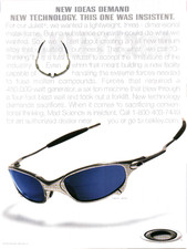 Oakley 2001 X-Metal Juliet Sunglasses Vintage Print Ad Fashion Art Decor VTG picture