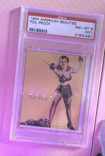 1944 Gum Inc American Beauties R-59 FOIL PROOF PSA NM-MT 8 MC picture
