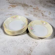 TK Thun Czechoslovakia Hand Painted Porcelain Round Deep Plate Dish Bowl Set 5 picture