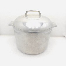 Vintage Wagner Ware 4738-m stock pot with lid 8 quart picture