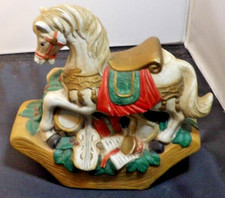 Ceramic Rocking Horse-Christmas-Musical Theme picture