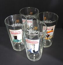 Guinness Pint Glass Set of 4 My Goodness Toucan Lovely Day For A Guinness Lion picture