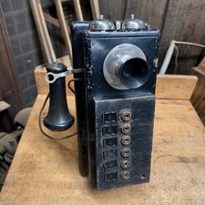 Rare Kellogg Wall Intercom Telephone Master Station Plug Switchboard Phone Old picture
