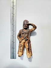 Vintage Cast Iron American Indian With Tomahawk Coin Bank (6