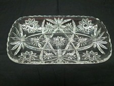 Vintage Anchor Hocking American Prescut Divided Serving Dish Tray 12