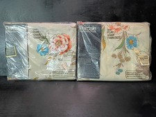 Vintage JCPenney Percale Twin Flat Sheets New Old Stock (Set of 2) Mystic Harbor picture