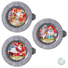 Bandai Bariba Coin Set Gyakuten Baribari Reverse Nyarban 3-Piece Japan New picture