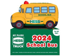 HESS 2024 MY PLUSH SCHOOL BUS TOY TRUCK W/ LIGHTS AND SOUND NEW IN BOX picture
