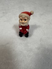 Vintage 1960s? Santa Claus Christmas Candle Climber Hugger Made In Japan picture
