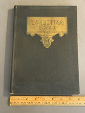 ANTIQUE 1921 LA LETRA UNIVERSITY OF REDLANDS, CALIFORNIA COLLEGE YEARBOOK VII HC picture