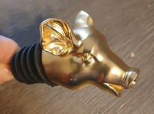 Whistlepig Piggyback Whiskey Gold Metal Pour Spout picture