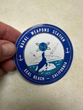 US Navy Naval Weapons Station Decal Seal Beach California picture