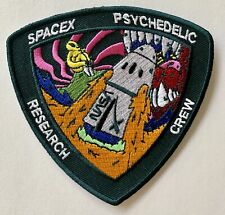 Original SpaceX Dragon DM-2 F9 Psychedelic Research Crew Mission Patch picture