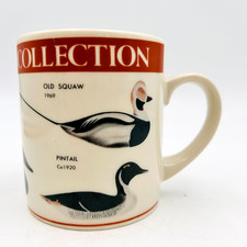 Duck Decoy Collection Coffee Mug Tajimi Vintage Japan Pintail Widgeon Old Squaw picture