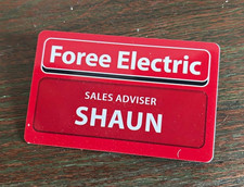 Shaun of the Dead “Shaun” nametag picture