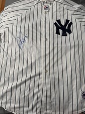 Alex Rodriguez Signed New York Yankees Baseball Jersey AUTO MLB Hologram Sz XL picture