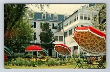 Amherst MA-Massachusetts, The Lord Jeffery Garden View Vintage Postcard picture