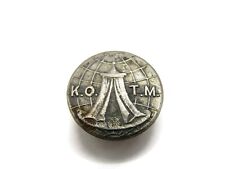 KOTM K.O.T.M. Knights of the Maccabees Buttonhole Pin Antique Vintage picture