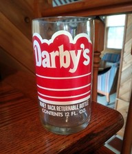 DARBY'S, HANOVER, PA.; ACL SODA BOTTLE; MADE INTO A DRINKING GLASS; (Up-cycled); picture
