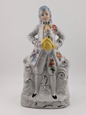 Antique Vintage Porcelain Staffordshire Style Gentleman Mantle Figurine Japan 7