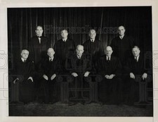 1953 Press Photo Official photograph of the U.S. Supreme Court in Washington, DC picture